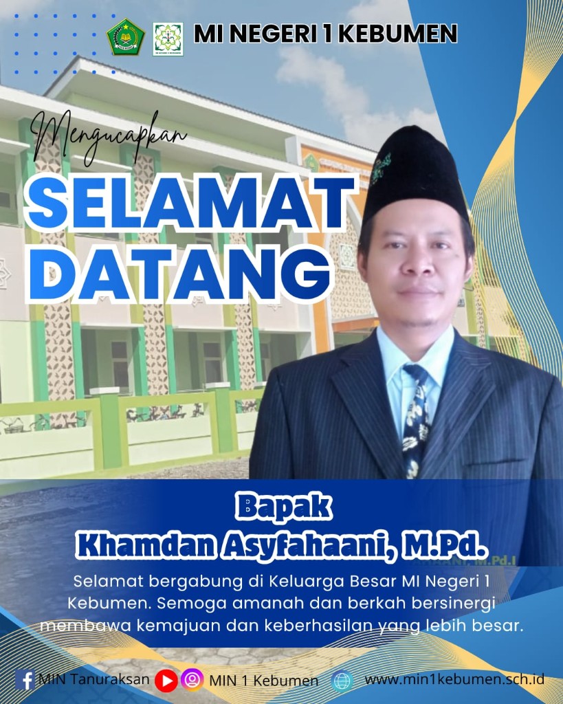 Selamat datang Kepala Madrasah