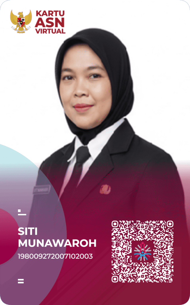 Siti Munawaroh, S.Pd.I., M.Pd