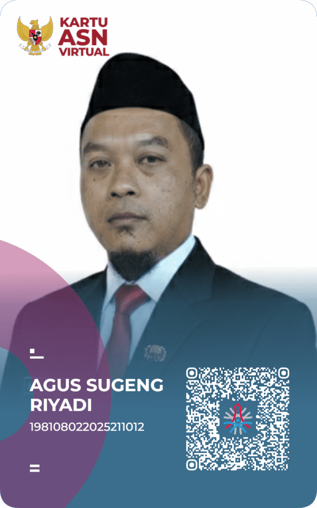 Agus Sugeng Riyadi, S.Pd.I